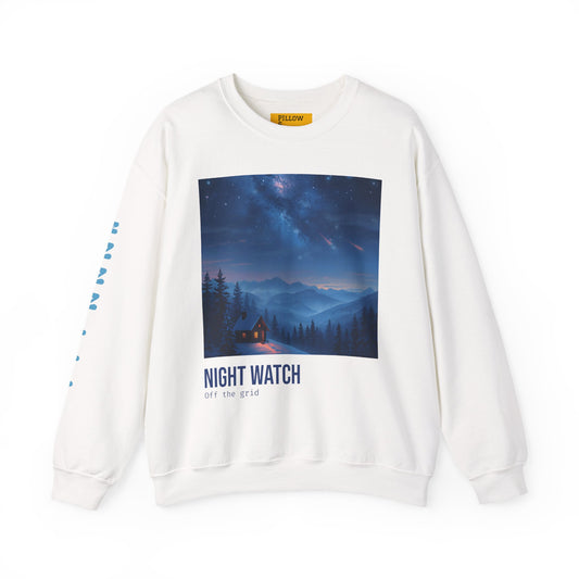 Off the Grid Night Watch - Winter Cabin Sweatshirt