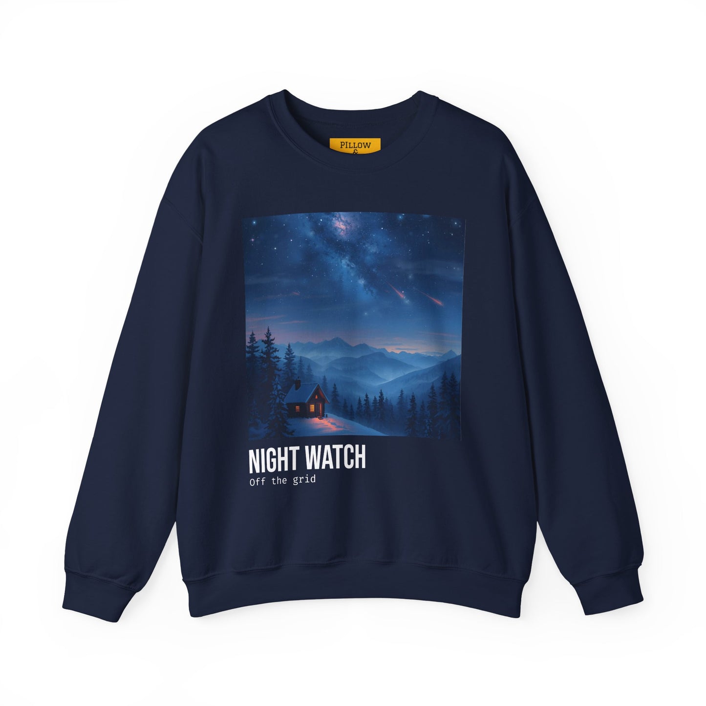 Off the Grid Night Watch - Winter Cabin Sweatshirt