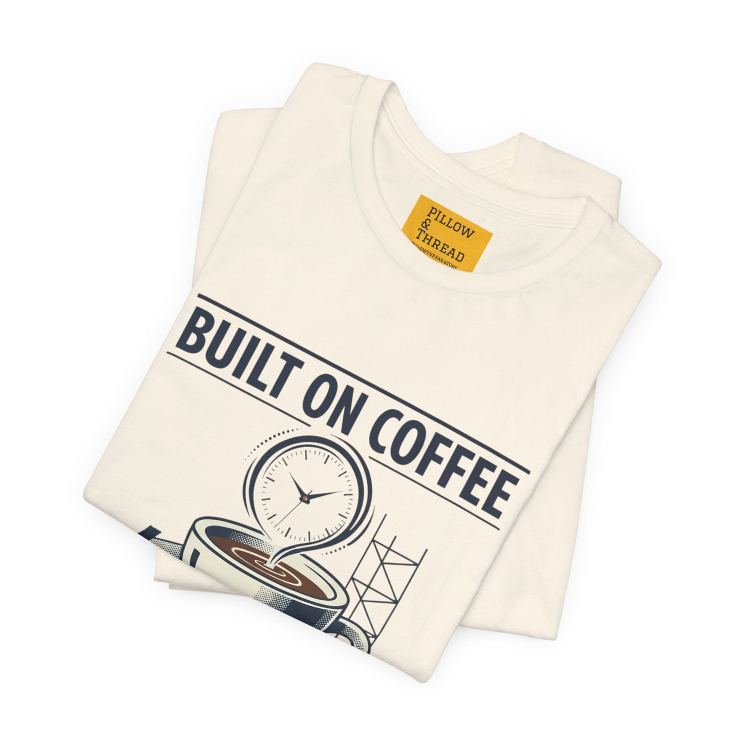 Built on Coffee & Deadlines T-Shirt | coffee aesthetic, caffeine quotes
