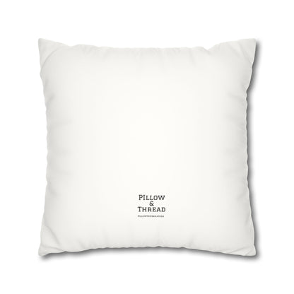 Faux Suede Square Pillowcase — Soft Luxe Accent Pillowcase