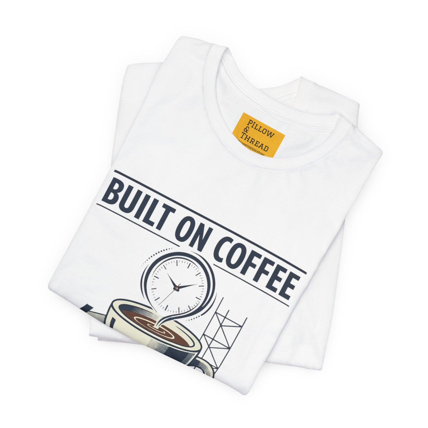 Built on Coffee & Deadlines T-Shirt | coffee aesthetic, caffeine quotes