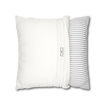 Faux Suede Square Pillowcase — Soft Luxe Accent Pillowcase