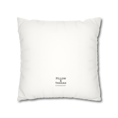 Faux Suede Square Pillowcase — Soft Luxe Accent Pillowcase